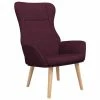 VidaXL Chaise de relaxation Violet Tissu