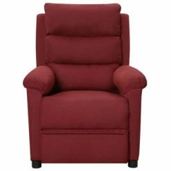 VidaXL Fauteuil inclinable Rouge bordeaux Tissu -Fauteuils Soldes image 2 342342
