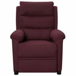 VidaXL Fauteuil inclinable Violet Tissu 9 VidaXL Fauteuil inclinable Violet Tissu -Fauteuils Soldes image 2 342346