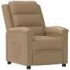 VidaXL Fauteuil inclinable Cappuccino Similicuir