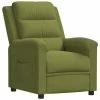VidaXL Fauteuil inclinable Vert clair Velours