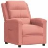 VidaXL Fauteuil inclinable Rose Velours -Fauteuils Soldes image 2 342381