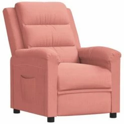 VidaXL Fauteuil inclinable Rose Velours
