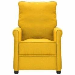 VidaXL Fauteuil inclinable Jaune Tissu 9 VidaXL Fauteuil inclinable Jaune Tissu -Fauteuils Soldes image 2 342752