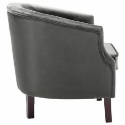 VidaXL Fauteuil Anthracite Velours -Fauteuils Soldes image 3 247009