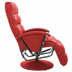 VidaXL Fauteuil inclinable TV Rouge Similicuir -Fauteuils Soldes image 3 248480
