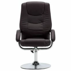 VidaXL Fauteuil inclinable avec repose-pied Marron Similicuir 10 VidaXL Fauteuil inclinable avec repose-pied Marron Similicuir -Fauteuils Soldes image 3 248655
