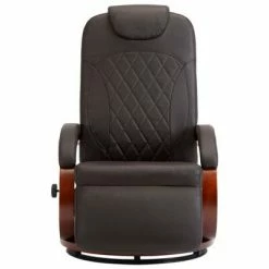 VidaXL Fauteuil inclinable TV Marron Similicuir 10 VidaXL Fauteuil inclinable TV Marron Similicuir -Fauteuils Soldes image 3 248715