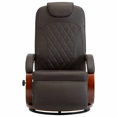 VidaXL Fauteuil inclinable TV Marron Similicuir 5 VidaXL Fauteuil inclinable TV Marron Similicuir â Image 3