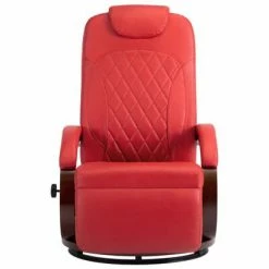 VidaXL Fauteuil inclinable TV Rouge Similicuir 10 VidaXL Fauteuil inclinable TV Rouge Similicuir -Fauteuils Soldes image 3 248718
