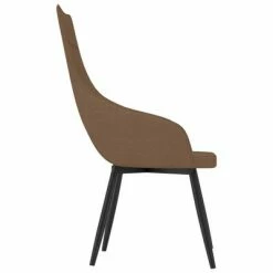 VidaXL Fauteuil Marron Tissu 10 VidaXL Fauteuil Marron Tissu -Fauteuils Soldes image 3 288595
