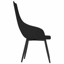 VidaXL Chaise de canapé Noir Tissu -Fauteuils Soldes image 3 288598