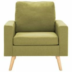 VidaXL Fauteuil Vert Tissu 10 VidaXL Fauteuil Vert Tissu -Fauteuils Soldes image 3 288698