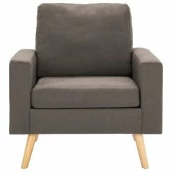 VidaXL Fauteuil Taupe Tissu -Fauteuils Soldes image 3 288701