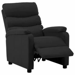 VidaXL Fauteuil inclinable Noir Similicuir -Fauteuils Soldes image 3 289682
