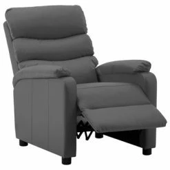 VidaXL Fauteuil inclinable Gris Similicuir -Fauteuils Soldes image 3 289685