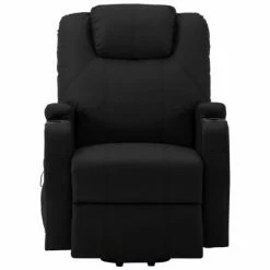 VidaXL Fauteuil inclinable Noir Similicuir 10 VidaXL Fauteuil inclinable Noir Similicuir -Fauteuils Soldes image 3 289750