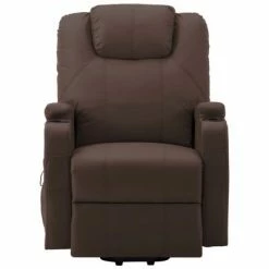 VidaXL Fauteuil inclinable Marron Similicuir 10 VidaXL Fauteuil inclinable Marron Similicuir -Fauteuils Soldes image 3 289752