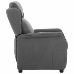 VidaXL Fauteuil inclinable Gris clair Tissu -Fauteuils Soldes image 3 289776