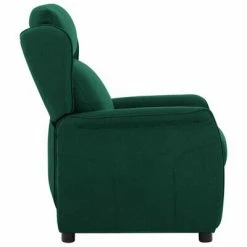 VidaXL Fauteuil inclinable Vert foncé Tissu 10 VidaXL Fauteuil inclinable Vert foncé Tissu -Fauteuils Soldes image 3 289782