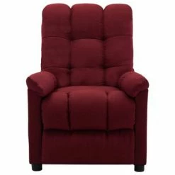 VidaXL Fauteuil inclinable Rouge bordeaux Tissu -Fauteuils Soldes image 3 289799