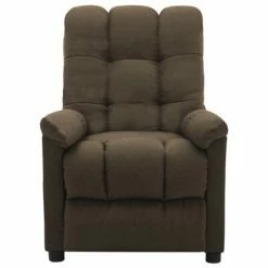 VidaXL Fauteuil inclinable Marron Tissu -Fauteuils Soldes image 3 289800