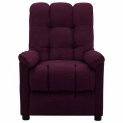 VidaXL Fauteuil inclinable Violet Tissu -Fauteuils Soldes image 3 289803