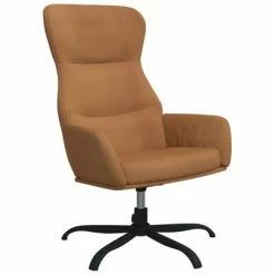 VidaXL Chaise de relaxation avec tabouret Taupe Tissu microfibre -Fauteuils Soldes image 3 3097473