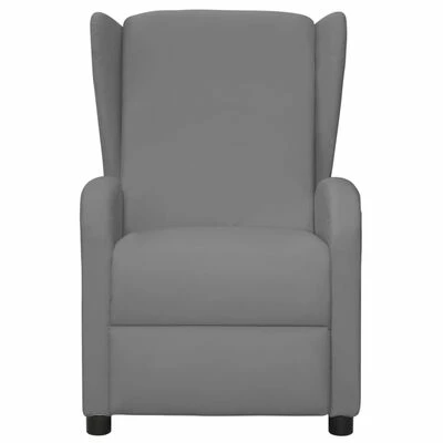 VidaXL Fauteuil inclinable releveur à oreilles Gris Similicuir 5 VidaXL Fauteuil inclinable releveur à oreilles Gris Similicuir – Image 3
