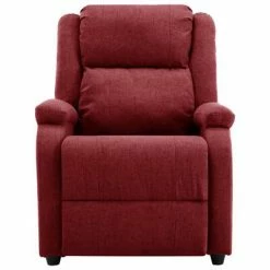 VidaXL Fauteuil inclinable électrique Bordeaux Tissu -Fauteuils Soldes image 3 3098356