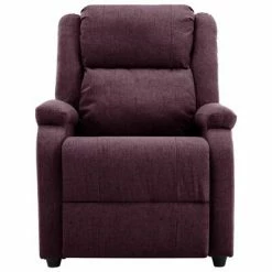VidaXL Fauteuil inclinable électrique Violet Tissu -Fauteuils Soldes image 3 3098359