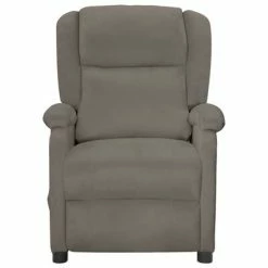 VidaXL Fauteuil inclinable électrique Gris clair Velours 10 VidaXL Fauteuil inclinable électrique Gris clair Velours -Fauteuils Soldes image 3 3098393