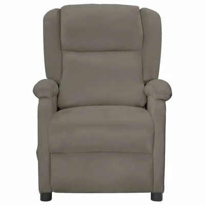 VidaXL Fauteuil inclinable électrique Gris clair Velours 5 VidaXL Fauteuil inclinable électrique Gris clair Velours – Image 3