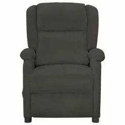 VidaXL Fauteuil inclinable électrique Gris foncé Velours -Fauteuils Soldes image 3 3098394