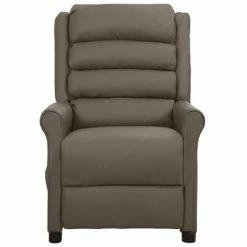 VidaXL Fauteuil inclinable électrique Gris Similicuir -Fauteuils Soldes image 3 3098468