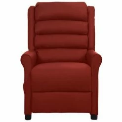 VidaXL Fauteuil inclinable électrique Rouge bordeaux Similicuir -Fauteuils Soldes image 3 3098470