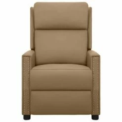 VidaXL Fauteuil inclinable électrique Cappuccino Similicuir -Fauteuils Soldes image 3 3098480