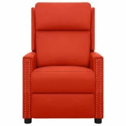 VidaXL Fauteuil inclinable électrique Rouge Similicuir 10 VidaXL Fauteuil inclinable électrique Rouge Similicuir -Fauteuils Soldes image 3 3098483