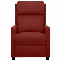 VidaXL Fauteuil inclinable électrique Rouge bordeaux Similicuir -Fauteuils Soldes image 3 3098484