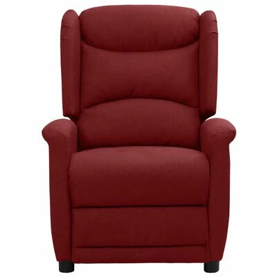 VidaXL Fauteuil inclinable électrique Rouge bordeaux Tissu 5 VidaXL Fauteuil inclinable électrique Rouge bordeaux Tissu – Image 3