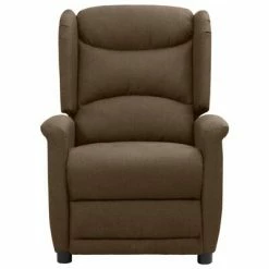 VidaXL Fauteuil inclinable électrique Marron Tissu 10 VidaXL Fauteuil inclinable électrique Marron Tissu -Fauteuils Soldes image 3 3098510