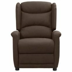 VidaXL Fauteuil inclinable électrique Marron foncé Tissu -Fauteuils Soldes image 3 3098511
