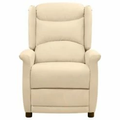 VidaXL Fauteuil inclinable électrique Crème Tissu 10 VidaXL Fauteuil inclinable électrique Crème Tissu -Fauteuils Soldes image 3 3098515