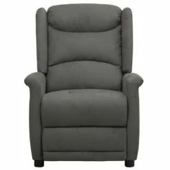VidaXL Fauteuil inclinable électrique Gris foncé Tissu microfibre -Fauteuils Soldes image 3 3098533