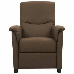VidaXL Fauteuil inclinable électrique Marron Tissu -Fauteuils Soldes image 3 3098548