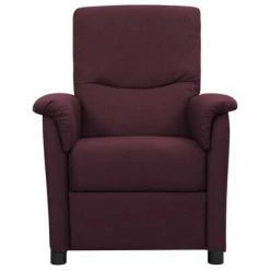 VidaXL Fauteuil inclinable électrique Violet Tissu -Fauteuils Soldes image 3 3098551