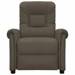 VidaXL Fauteuil inclinable électrique Gris Similicuir -Fauteuils Soldes image 3 3098572
