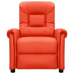 VidaXL Fauteuil inclinable électrique Rouge Similicuir -Fauteuils Soldes image 3 3098573
