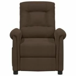 VidaXL Fauteuil inclinable électrique Marron Tissu microfibre -Fauteuils Soldes image 3 3098582