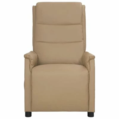VidaXL Fauteuil inclinable électrique Cappuccino Similicuir 5 VidaXL Fauteuil inclinable électrique Cappuccino Similicuir – Image 3